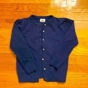 Blue cardigan